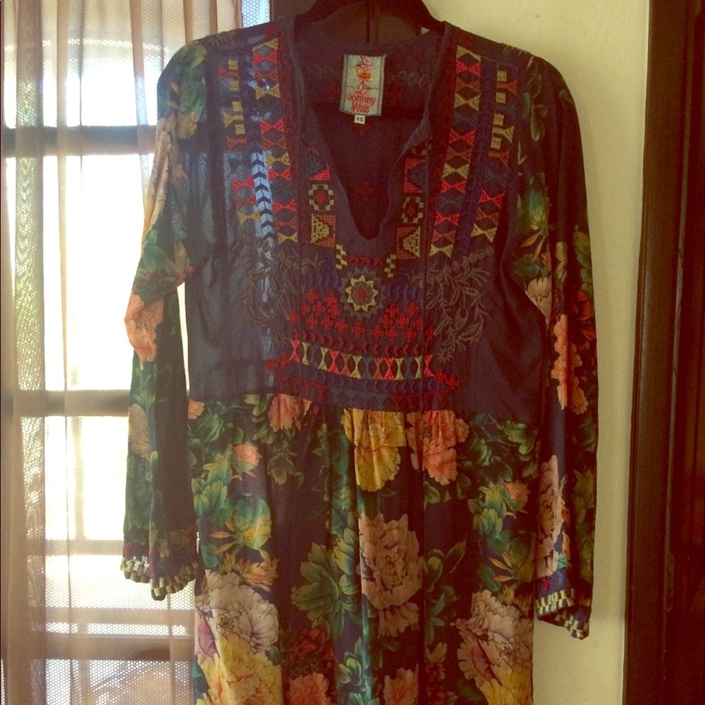 Floral Johnny Was Dress
